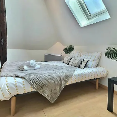 Le Travel - Appartement Equipe Proche Centre Et Yschools Troyes Buitenkant foto